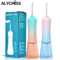 ZZOOI Cordless Water Dental Floss Oral Irrigator Dental Teeth Cleaner Gradient Color Water Tooth Pick Dental Jet Braces Cleaning 230mL