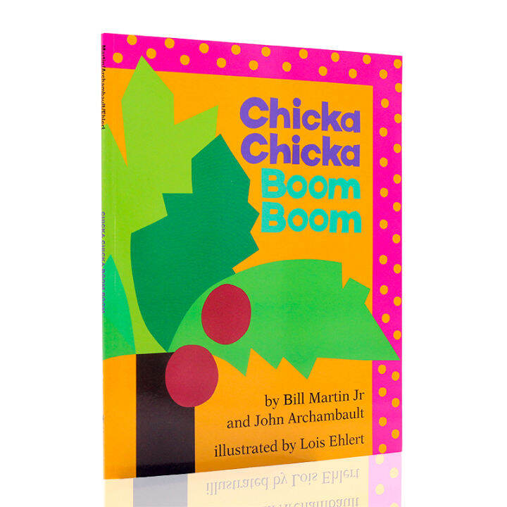 English original picture book CHICKA boom squeak touch Liao Caixing ...