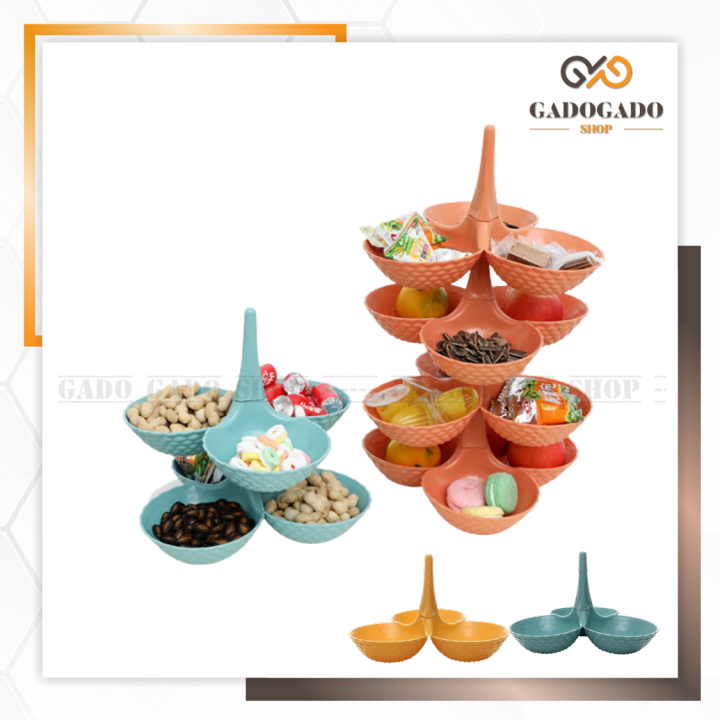 Ggs Hl0316 Tempat Cemilan Mangkuk 3 In 1 Toples Kue Lebaran All In 1 Model 3 Mangkuk Tempat 2970