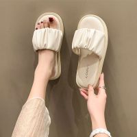 【July】 slippers for womens outerwear the summer of 2023 new style soft bottom fashion all-match casual beach flip-flops