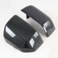 Carbon Fiber Side Door Side Mirror Overlay Cover Trim Side Mirror Shell for Ford Raptor F150 2015+