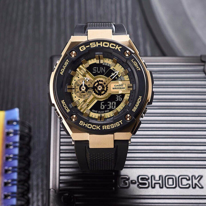 พร้อมส่ง-นาฬิกาข้อมือผู้ชาย-digital-g-shock-รุ่น-gst-410g-1a9-นาฬิกา-นาฬิกาข้อมือ-นาฬิกากันน้ำ-สายเรซิน