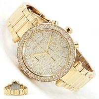 นาฬิกาข้อมือผู้หญิง MK5856 MICHAEL KORS Parker Gold Tone Stainless Steel Ladies Watch สายสแตนเลส ตัวเรือนสแตนเลส (สีทอง)