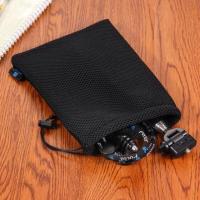 PULUZ For GoPro Accessories Nylon Mesh Storage Bag กระเป๋าแบบนิ่ม เก็บอุปกรณ์ กล้องโกโปร แอคชั่น