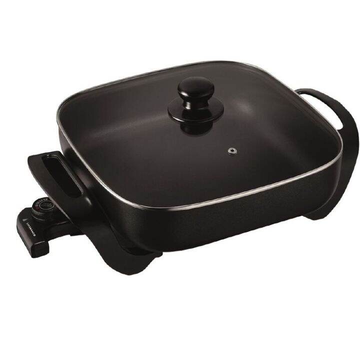 Living & Co Electric Square Frying Pan 4.5L Lazada PH