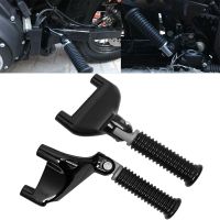 Motorcycle Black Rear Passenger Footrests Foot Pegs Pedal Mount For Harley Sportster Iron XL 883 1200 Forty-Eight 2004-2013 2012 Pedals