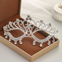 Bridal Masuqerade Masque Rhinestone Eye Masque Cover for Men Women Girls Dance Cosplay Party Bling Crystal Face Accessories