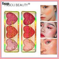 FXUP พาเลทไฮไลท์เครื่องมือช่างแต่งหน้าสำหรับผู้หญิง,พาเลตต์ไฮกลอสสีสีไฮไลท์คอนทัวร์ผิวด้านปัดแก้ม