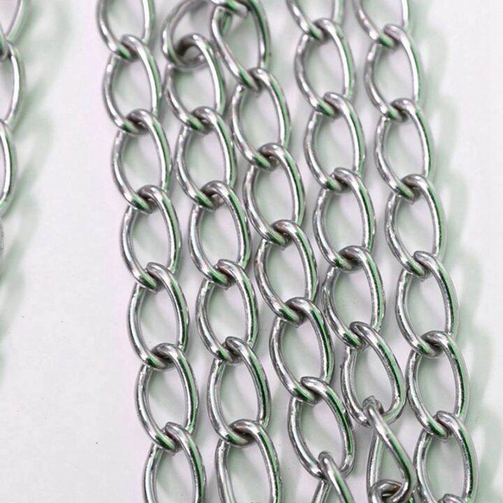 2x-sport-iron-chain-basketball-net-outdoor-12-loops-standard-heavy-duty-basketball-goal-replacement-net-silver