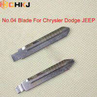 CHKJ 10ชิ้นล็อตใบมีด CY24 NO.04 Scale Blank Car Key เปลี่ยน Remote Blade โลหะสำหรับ Chrysler 300C Cruise Dodge Chernoch JEEP