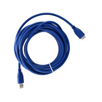 USB3.0 cable blue Fast Series A (male) / mini-B (male) USB cable A type (male) to B type(male) Data hard disk data line cable 5m