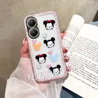 เคสสมาร์ทโฟนสำหรับ VIVOY27 4G 5G VIVO Y27 2023ใหม่การ์ตูนน่ารัก MK MN เคสมือถือ TPU Softcase ใสฝาหลังใส