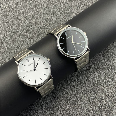นาฬิกาบางเฉียบสายเหล็กนาฬิกาคู่ธุรกิจขนาดเล็ก wish นาฬิกาธุรกิจระเบิดการเคลื่อนไหวของนาฬิกาควอตซ์ AliExpress