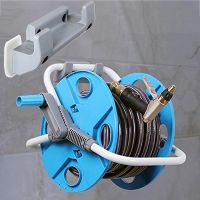 【CW】 Garden Hose Reel Wall Mounted Hanger Storage Rack with 4 X Expansion Screws