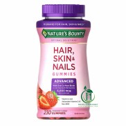 Kẹo Dẻo Mọc Tóc Biotin Nature Bounty Hair Skin Nails Gummies Ngăn Rụng Tóc