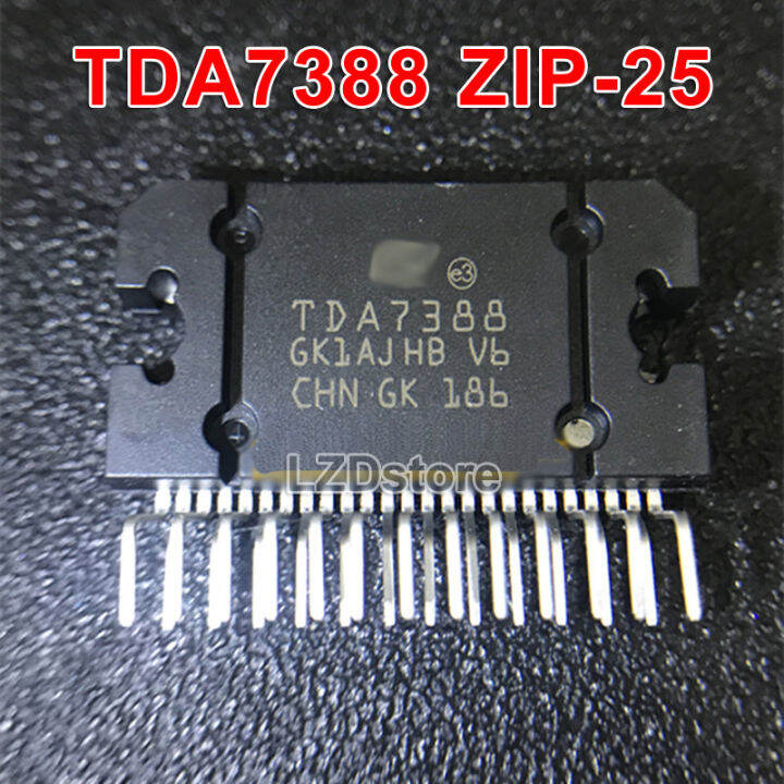 2ชิ้น-zip25-tda7388-7388เครื่องขยายสัญญาณวิทยุติดรถยนต์สะพานสี่ขา25ฟุต42วัตต์แบบดั้งเดิมใหม่