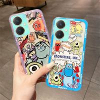 เคสขายดีสำหรับ VIVOY36 Y27 Y78 4G 5G แฟชั่นเคสโทรศัพท์รูปการ์ตูน VIVO Y78 5G VIVO Y27เคสกันกระแทกเคสใสมอนสเตอร์น่ารัก4G