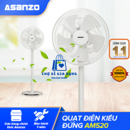 Quạt Đứng Cao Asanzo AM-520, Công Suất 50W, Nút Điều Khiển Dạng Xoay