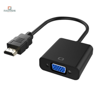 yuanhe 1PC HDMI MALE 1080P ไปยัง VGA FEMALE Video Cable ADAPTER Adapter สำหรับ HDTV PC