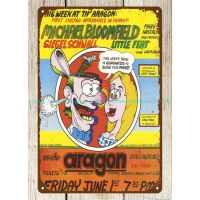 Décor tin sign spot stocks Man Cave Wall Art 1973 Michael Bloomfield Aragon Concert Poster Metal，size：20X 30cm