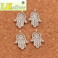 Hamsa Hand Fatima Religious Spacer Charm Beads 16.1x10.3mm 500PCS Zinc Alloy Pendants Alloy Jewelry DIY L376