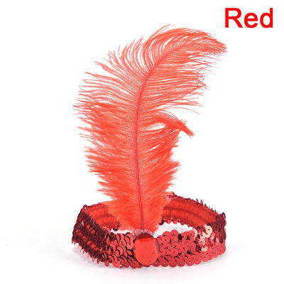 shiqinbaihuo FEATHER flapper เลื่อม Charleston ชุดเครื่องแต่งกายผู้หญิงสีทึบหลายสี