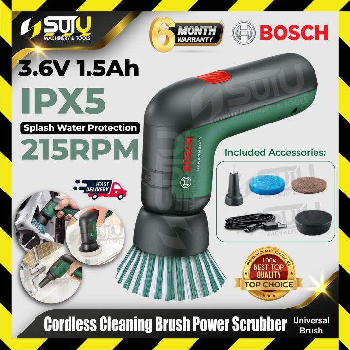 [100 ORIGINAL] BOSCH Power Scrubber Universal Brush Asia Cordless