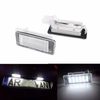 ป้ายทะเบียน Led Canbus สีขาว Angrong 2x สำหรับเรอโนล์ Espace Iv 2003 2010 Renault Fluence 2009 2016ca325