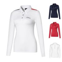 Golf Gear Golf clothing womens tops golf clothing breathable quick-drying clothing fashion slim outdoor sports Polo shirt