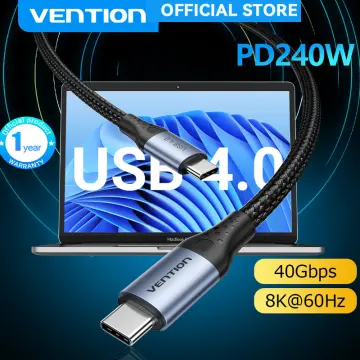 Super Speed 40gbps 8K 5K 60Hz USB-C Type C USB 4.0 Cable Thunderbolt 4  Braided Cable PD 100W 0.5M 1M 2M Drop Shipping