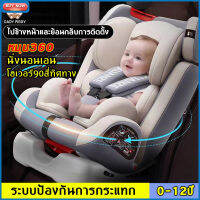 Nhaphatr Shop【จัดส่งทันที】คาร์ซีท sipเบาะรองสี่ชั้นปลอดภัย คาร์ซีทเด็ก Carseat มี ISOFIX เบาะติดรถยนต์เด็ก ที่นอนสำหรับเด็กแรกเกิด หัวล็อคนิรภัยห้าจุด