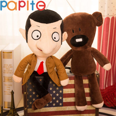 PAPITE【Ready Stock】Plush Toys Mr.Bean and Teddy Cute Cartoon Figure Beanie Toy Birthday Gift【ON SALE】
