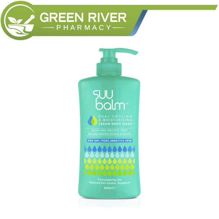 Suu Balm Dual Cooling & Moisturising Cream Body Wash 420ml Lazada