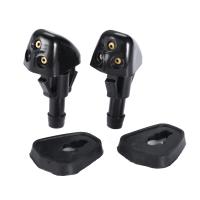 2Pcs Black ABS Plastic Auto Front Windshield Wiper Washer Water Spray Jet Nozzles for Suzuki Grand Vitara MK2 1998 2005 01 02 04