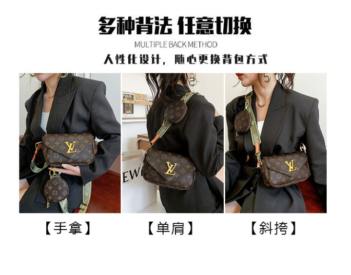 lv-2ใน1กระเป๋าสำหรับผู้หญิงขายเกาหลีแฟชั่นพิมพ์กระเป๋า-lv-mahjong-กระเป๋าสะพายไหล่กระเป๋ากระเป๋าถือโทรศัพท์มือถือกระเป๋าโทรศัพท์กระเป๋าสตางค์-cylindrical-กระเป๋า-beg