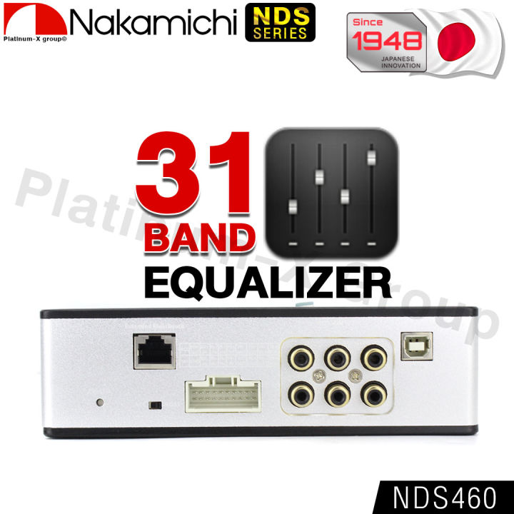 nakamichi-dsp-amplifier-nds460-31band-bluetooth-input-4-ch-output-6-ch-เครื่องเสียงรถยนต์-แอมป์ขยายเสียง-digital