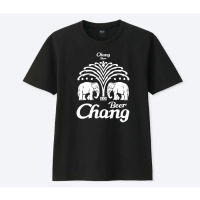 เสื้อยืดลำลองฤดูร้อน CHANG BEER CRAFT COTTON 100% SIZE เสื้อยืด เบียร์ ช้าง ใส่ได้ ทั้ง ชาย หญิง ผ้าบาง ใส่สบาย ไม่หด ไม่ย้วย เสื้อยืดคอตตอนฤดูร้อน S-5XL