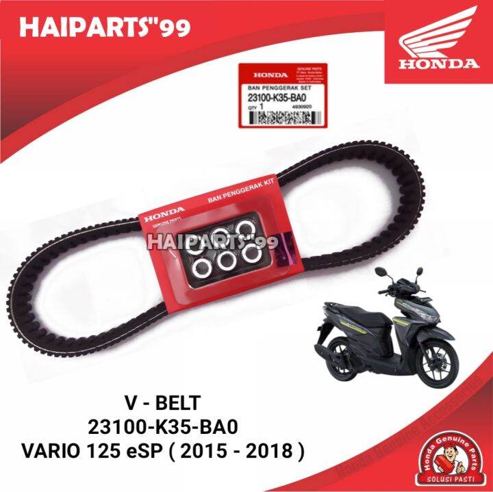 Van Belt VBelt Drive Belt Karet Penggerak Honda Vario 125 Original