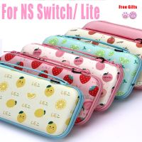 New Travel Carrying Storage Lanyard Bag For Nintend Switch Game Console Box Shell Cover Cute Fruit Protective Case Dropshipping Cases Covers