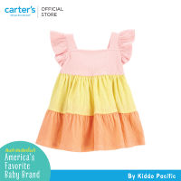 CARTERS KNIT DRESS MULTI TIERED  คาร์เตอร์เดรสเด็กผู้หญิง สีสันสดใส L10