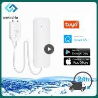 Tuya WiFi Smart Water Leak Sensor Zigbee Water Overflow เครื่องตรวจจับระดับน้ำท่วม Leakage Sensor Security Protection Via Smart Life