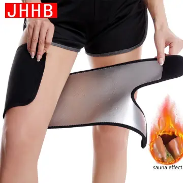 1Pair Legs Shaper Sauna Sweat Thigh Trimmers Calories off Warmer Slender  Slimming Wraps Legs Thermo Compress Belts for Women Men