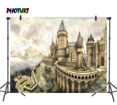 PHOTURT Castle Fairy Faculty Backdrop Birthday Party Photography Background Magic Academy Cosplay Banner Props
