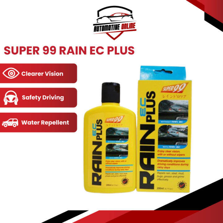 200ml Rain X SUPER 99 RAIN EC PLUS Original Glass Water Repellent MADE