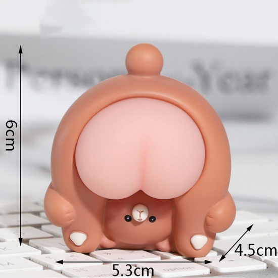 Banbi kyasi stress relief squeeze animals soft butt ass soft sticky cute - ảnh sản phẩm 1