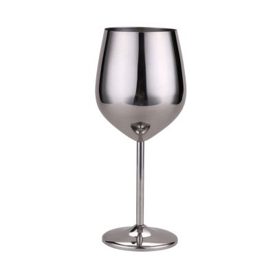 500ml Red Wine Glass Silver Rose Gold Goblets Juice Drink Champagne Goblet Party Barware Kitchen Tools 304 Stainless Steel