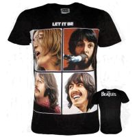 เสื้อเชิ้ต New Fashion The Beatles LET IT BE THE ROXX วงร็อค ไซส์ S M L XL 2023