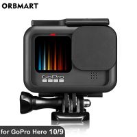 : "{&amp;gt; สำหรับ Gopro Hero 11 10 9กรอบสีดำฝาปิดเลนส์ฝาครอบป้องกันอุปกรณ์ป้องกันหน้าจอกระจกสำหรับ Go Pro 10 9 Gopro9