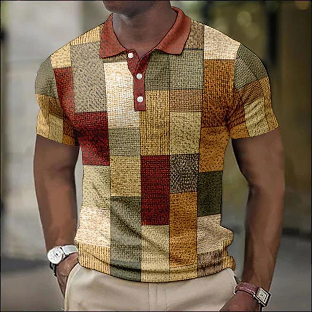 เสื้อโปโลสำหรับผู้ชายแบบทางการใหม่-polo-เสื้อยืดพรีเมี่ยมสำหรับผู้ชายลายสก๊อตฤดูร้อนแฟชั่นโปโลแขนสั้นโอเวอร์ไซส์สำหรับผู้ชาย