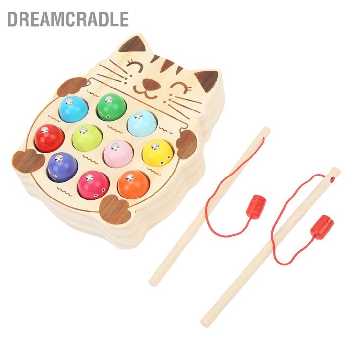 dreamcradle-เกมจับปลา-ฐานปลา-ละเอียดอ่อน-พื้นผิวเรียบ-สดใส-ของเล่นตกปลา-สําหรับเด็ก